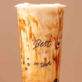 Brown Sugar Creme Brulee with Fresh Milk & Boba