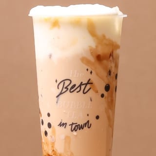 House Milk Tea with Salted Cream & Boba